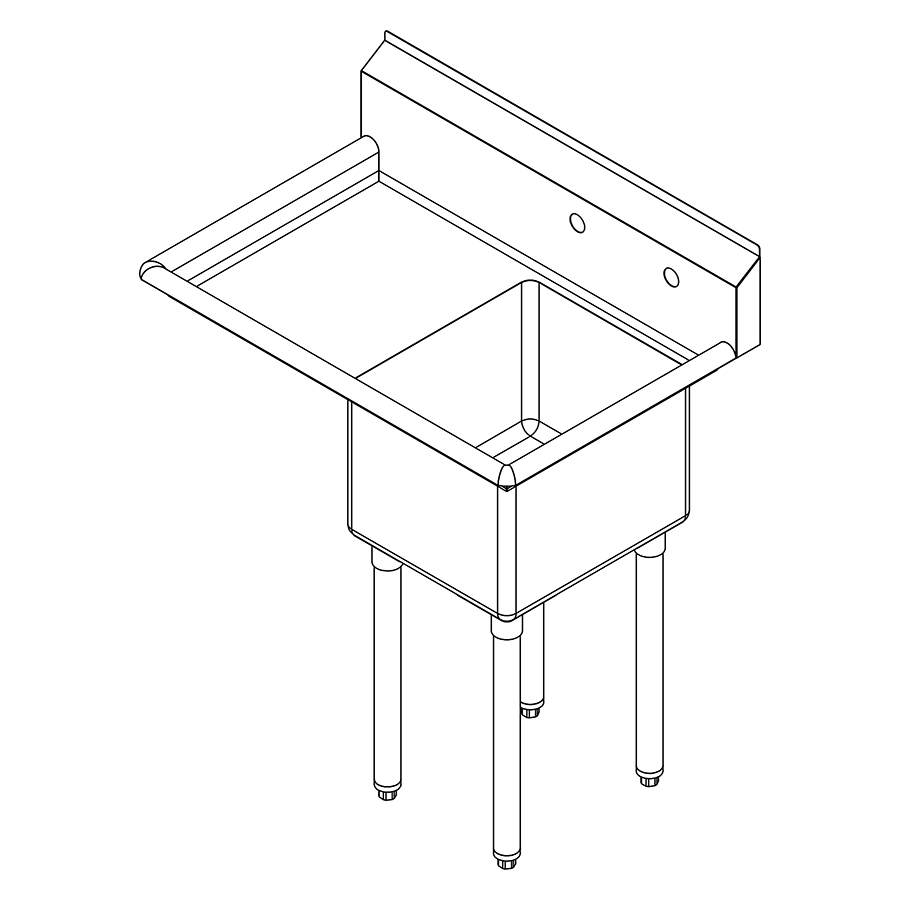 Falcon Food Service E1C-18X18-L-18 - Item 212104