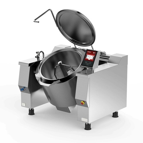 FireX UCBTG034V1 Cucimix 34 Gallon Gas Tilting Auto Mixer Braising Pan