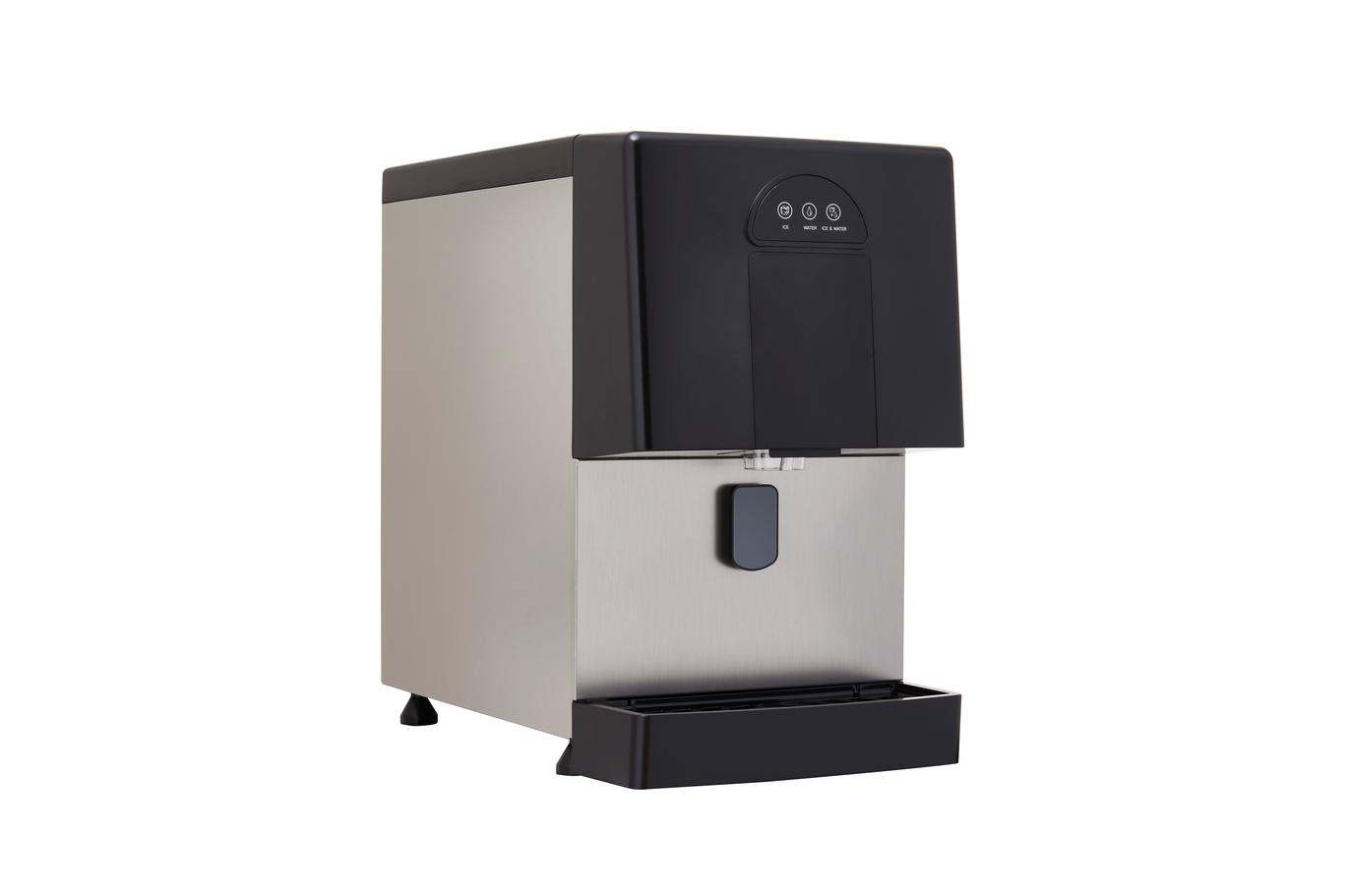 Icetro - ID-0160-AN, Commercial Air Cooled Ice Machine and Water Dispenser  Ice Nugget Maker 160lbs