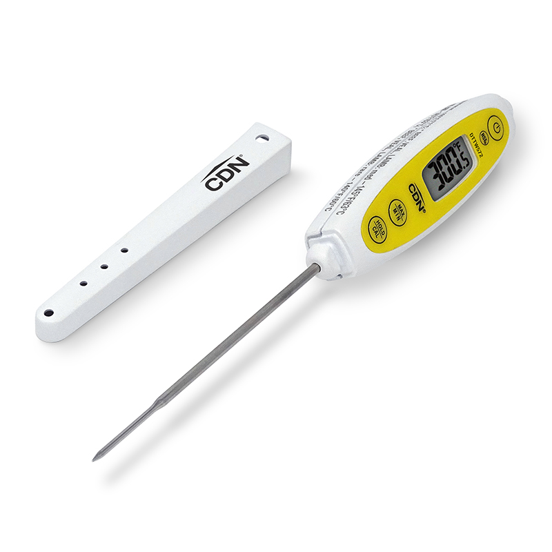 CDN DTTC-W Combo Probe Thermometer Timer & Clock - White