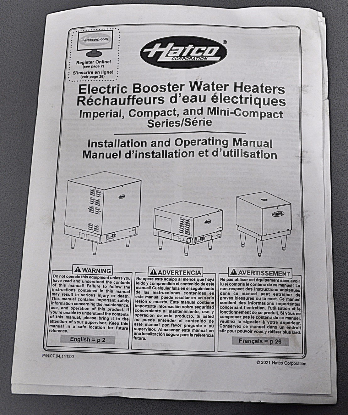 Hatco S-9 - Item 249123