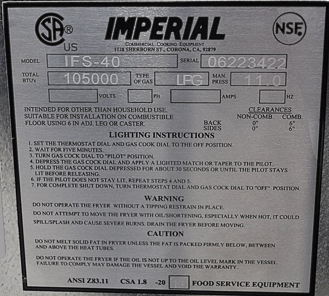 Imperial IFS-40 - Item 249143