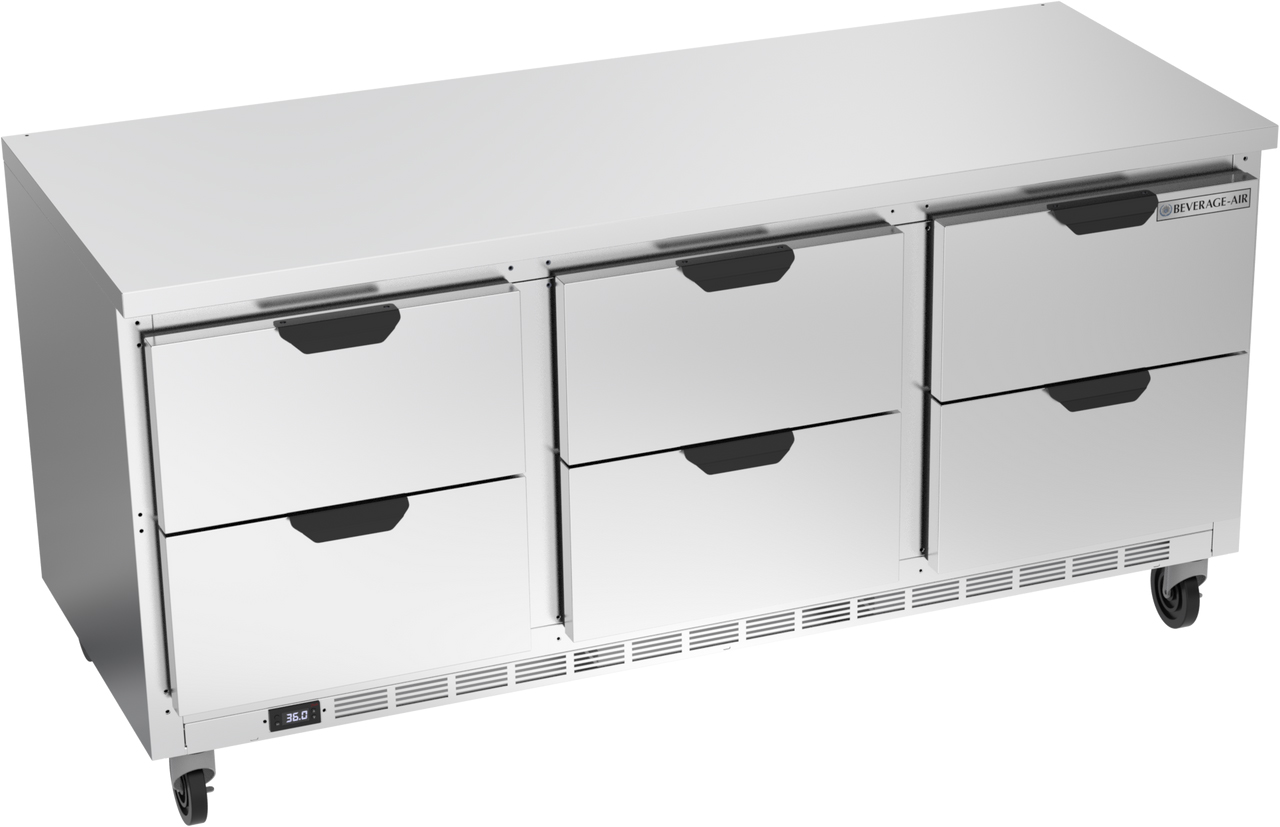 Beverage Air WTRD72AHC-6-FLT - Item 257520