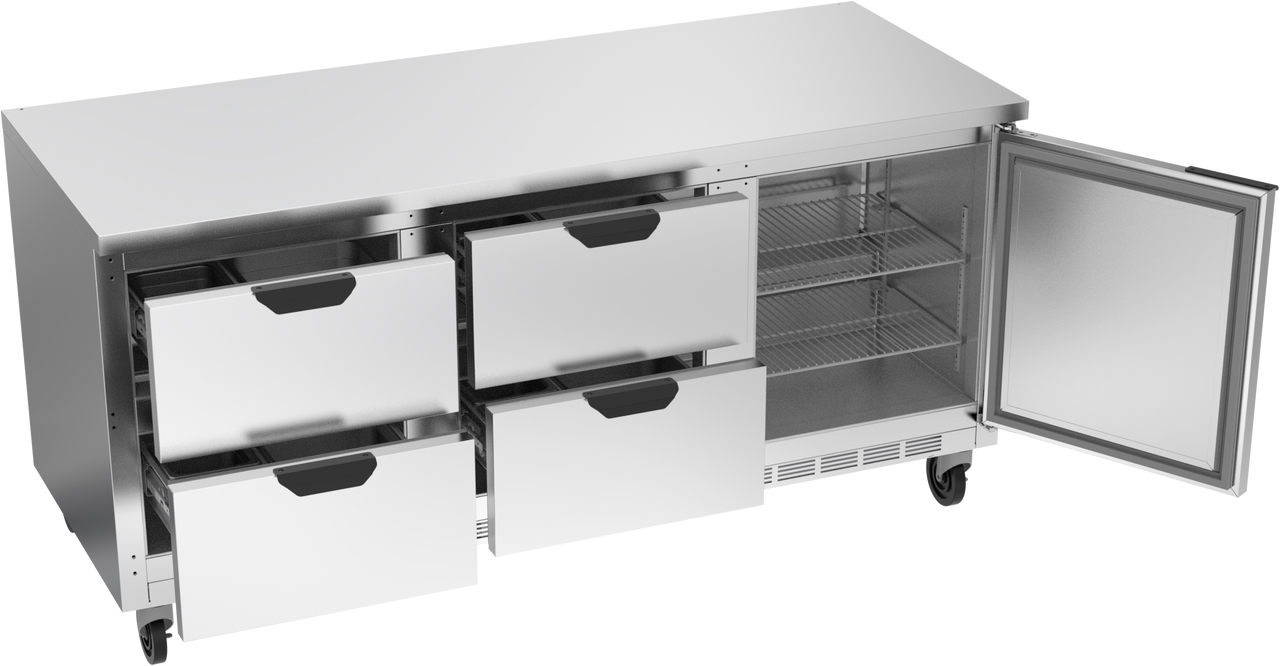 Beverage Air WTRD72AHC-4-FLT - Item 257557