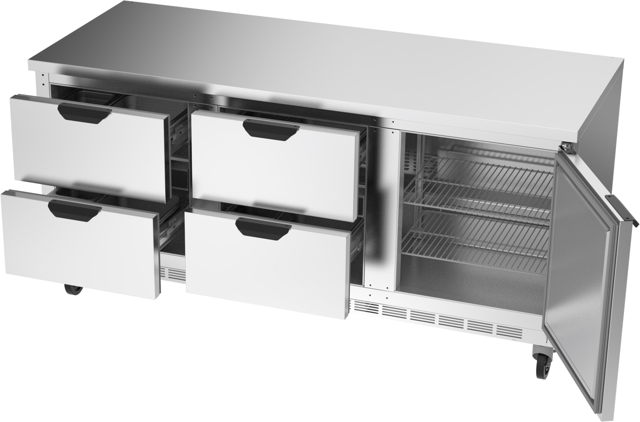 Beverage Air WTRD72AHC-4-FLT - Item 257557