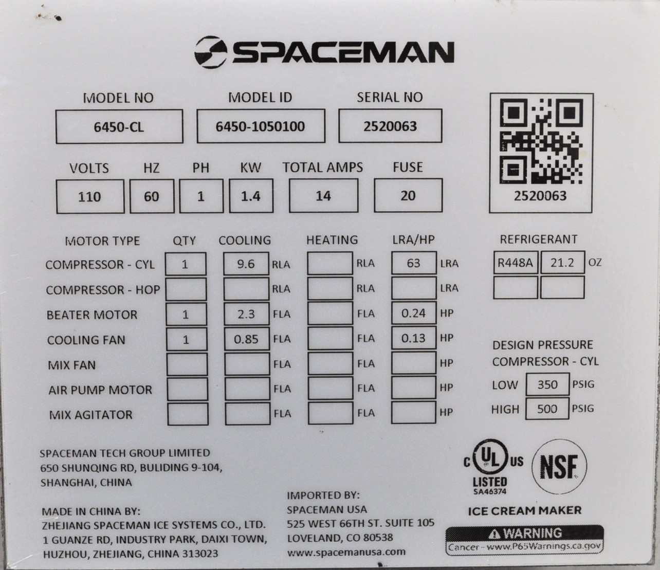 Spaceman 6450-C - Item 259349