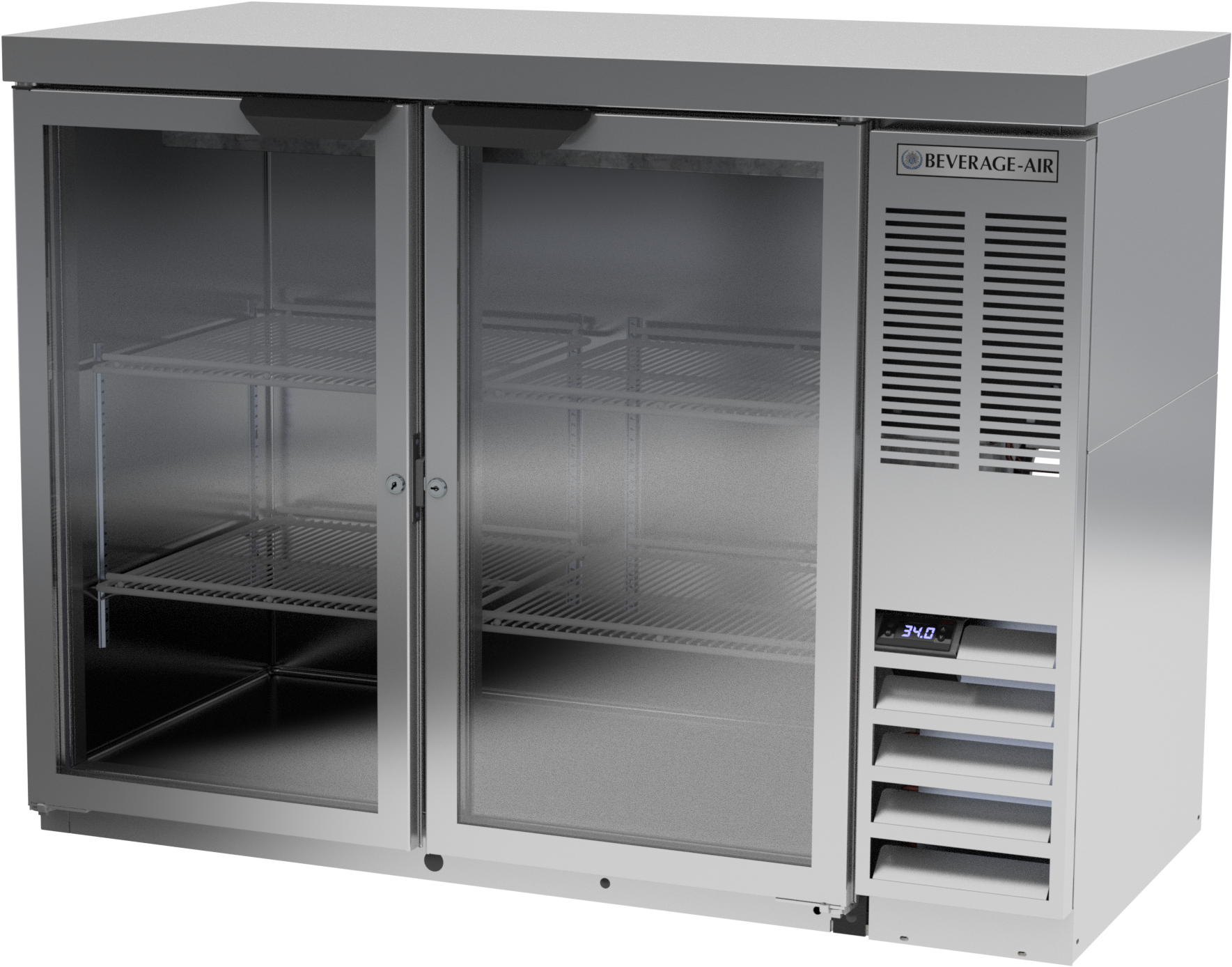 Beverage Air BBN48HC-FG-S - Item 260200