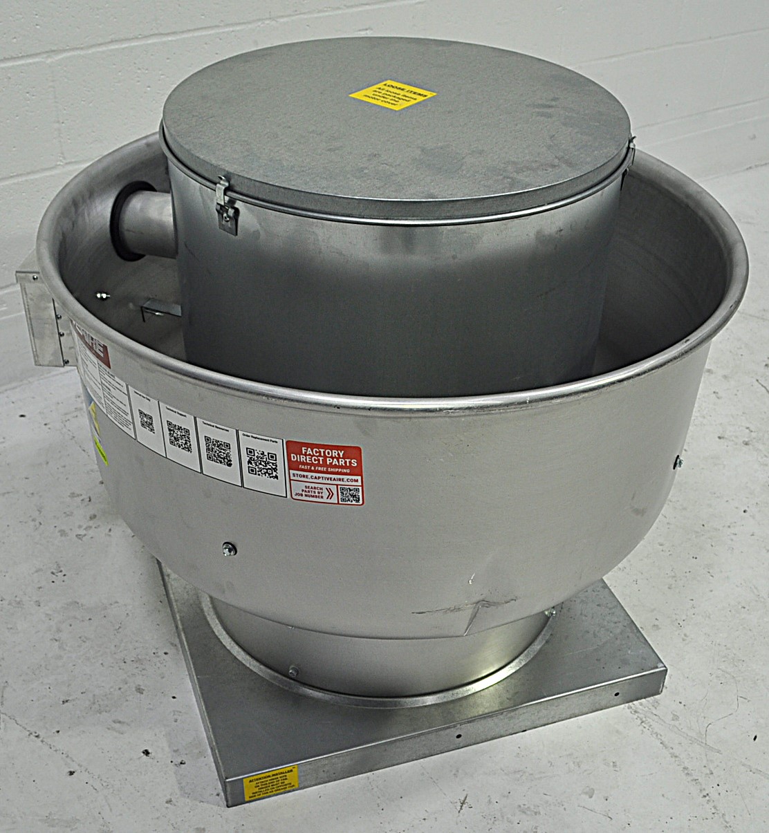 Captive-Aire Systems, Inc. DU85HFA 208V 3PHASE VFD - Item 267235