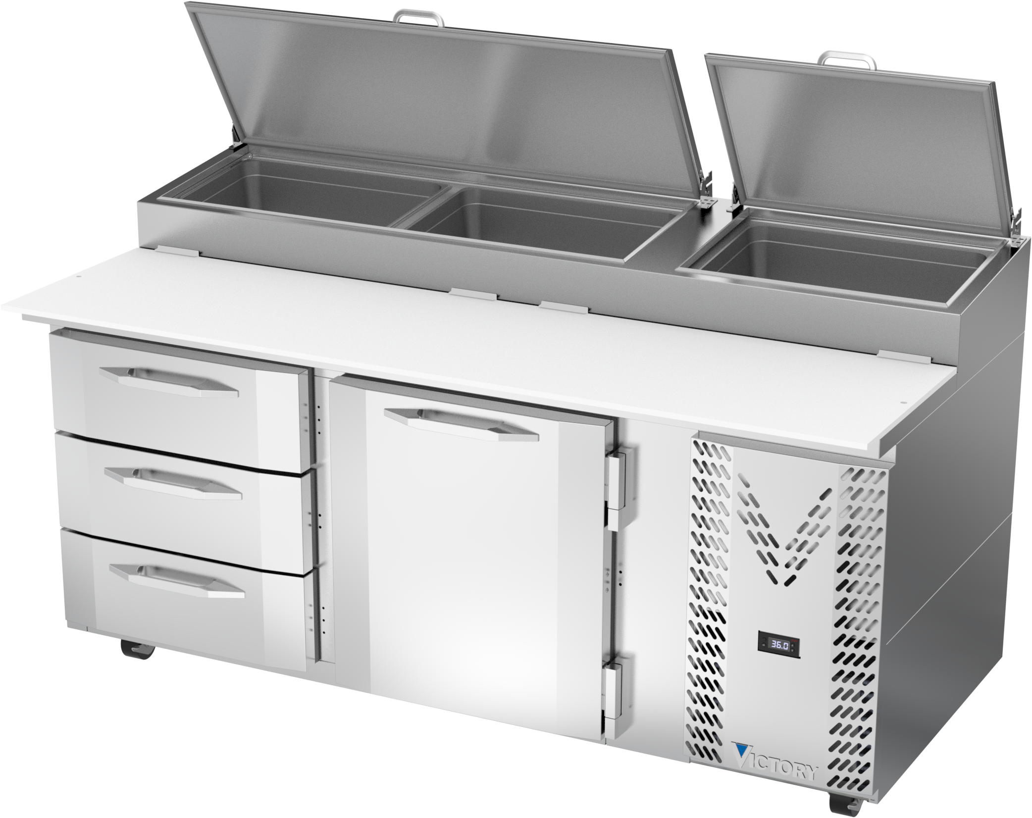 Victory Refrigeration VPPD72HC-3 - Item 268448