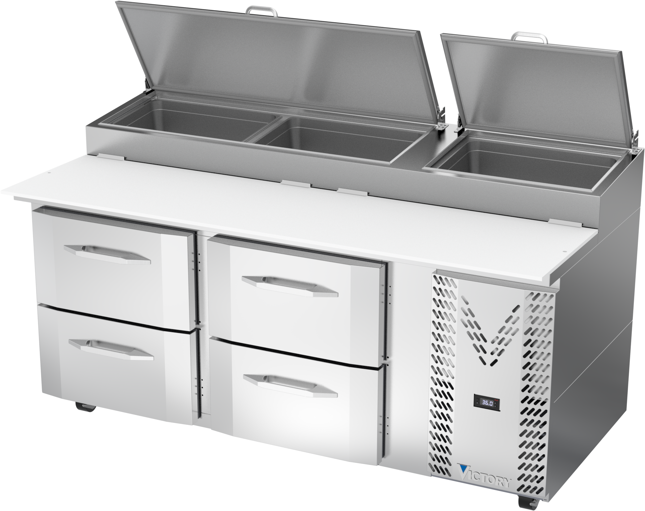 Victory Refrigeration VPPD72HC-4 - Item 268449