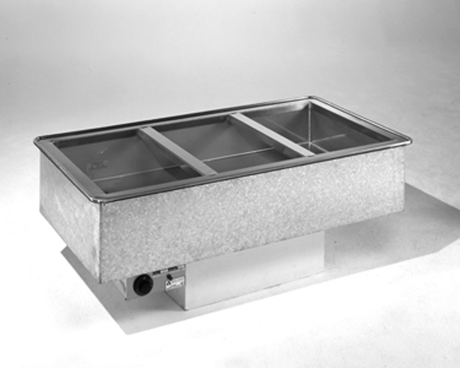 Atlas Metal Industries Electric Drop In Hot Well/Steam Table4 wells wet or dry WH4 27014