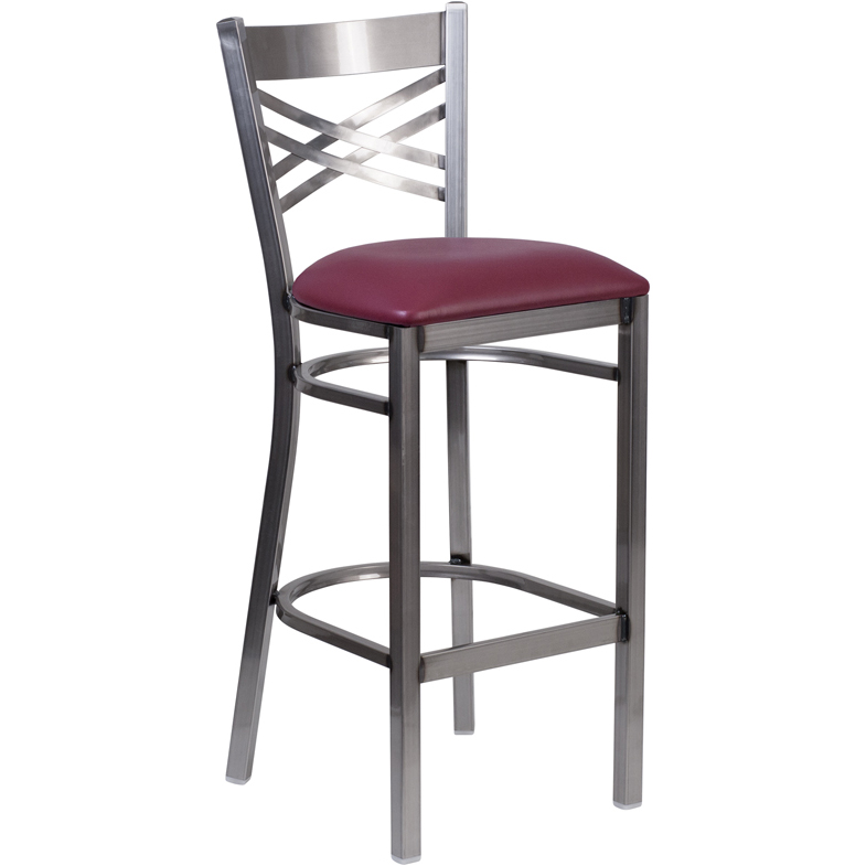 Flash Furniture XU-6F8B-CLR-BAR-BURV-GG - Item 275403