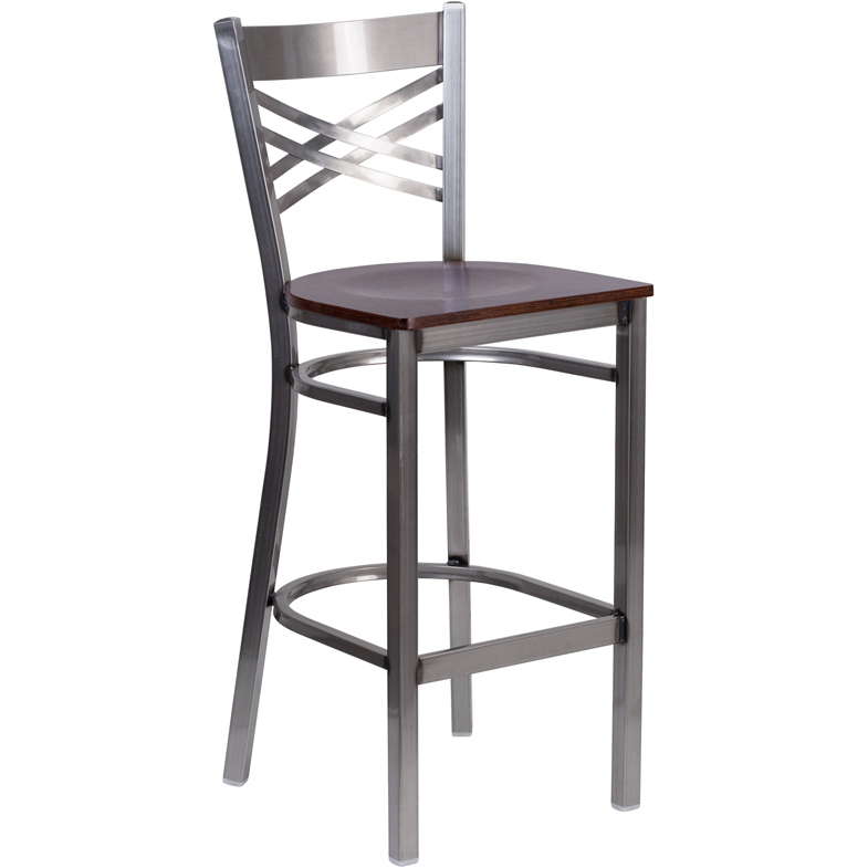 Flash Furniture XU-6F8B-CLR-BAR-WALW-GG - Item 275419
