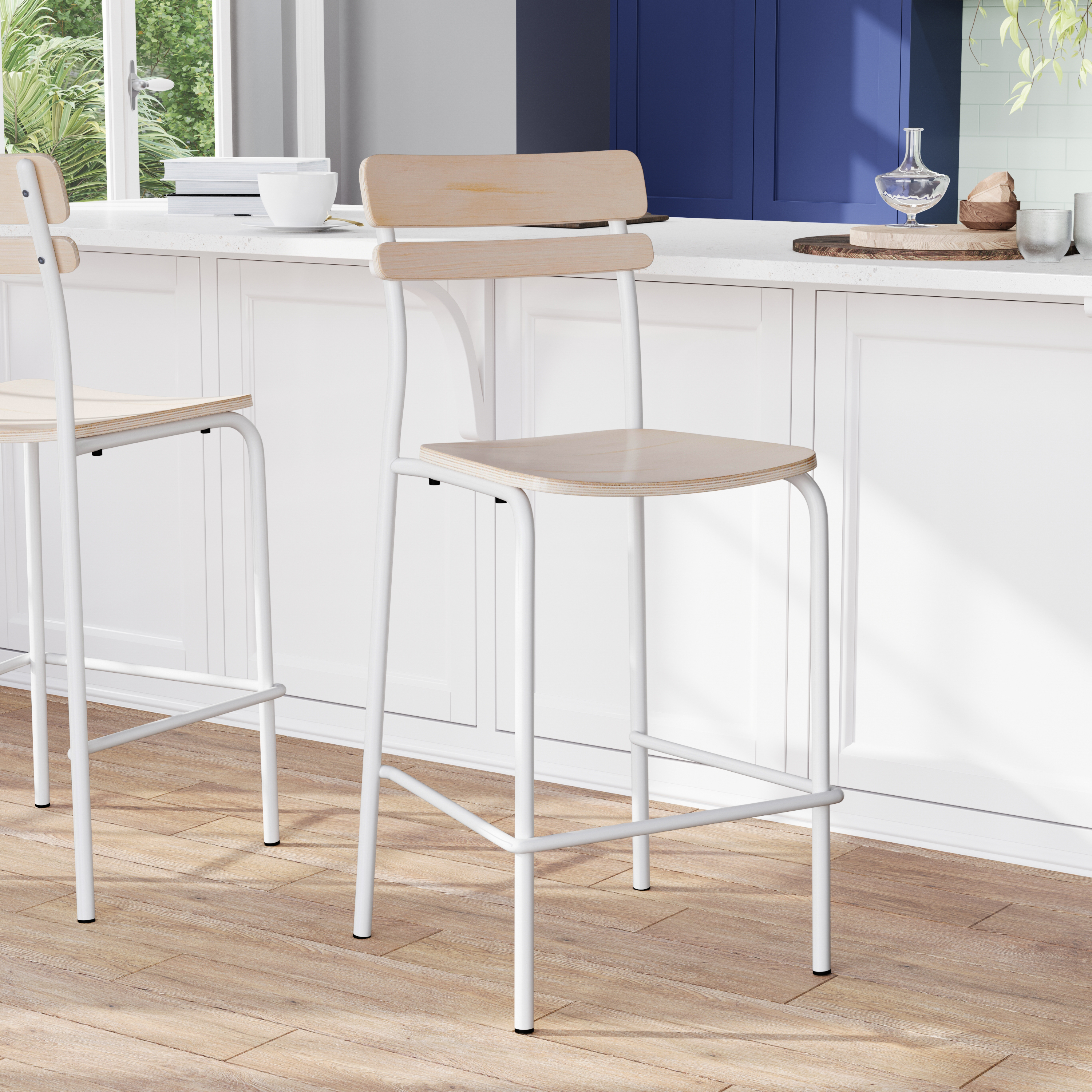 Flash Furniture XU-CH10443B-ANTWHT-GG - Item 275484