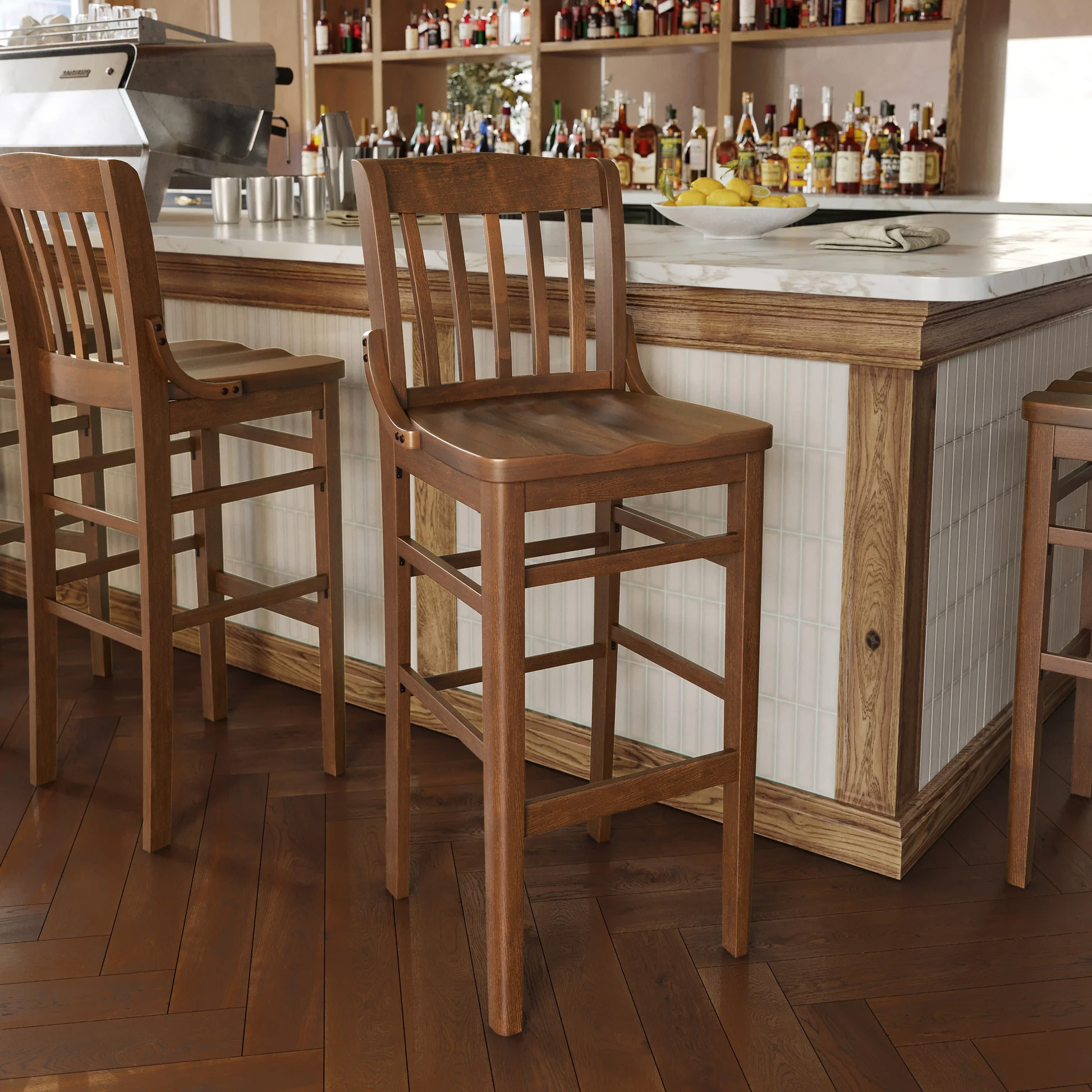 Flash Furniture XU-DG-W0006BAR-WAL-GG - Item 275547