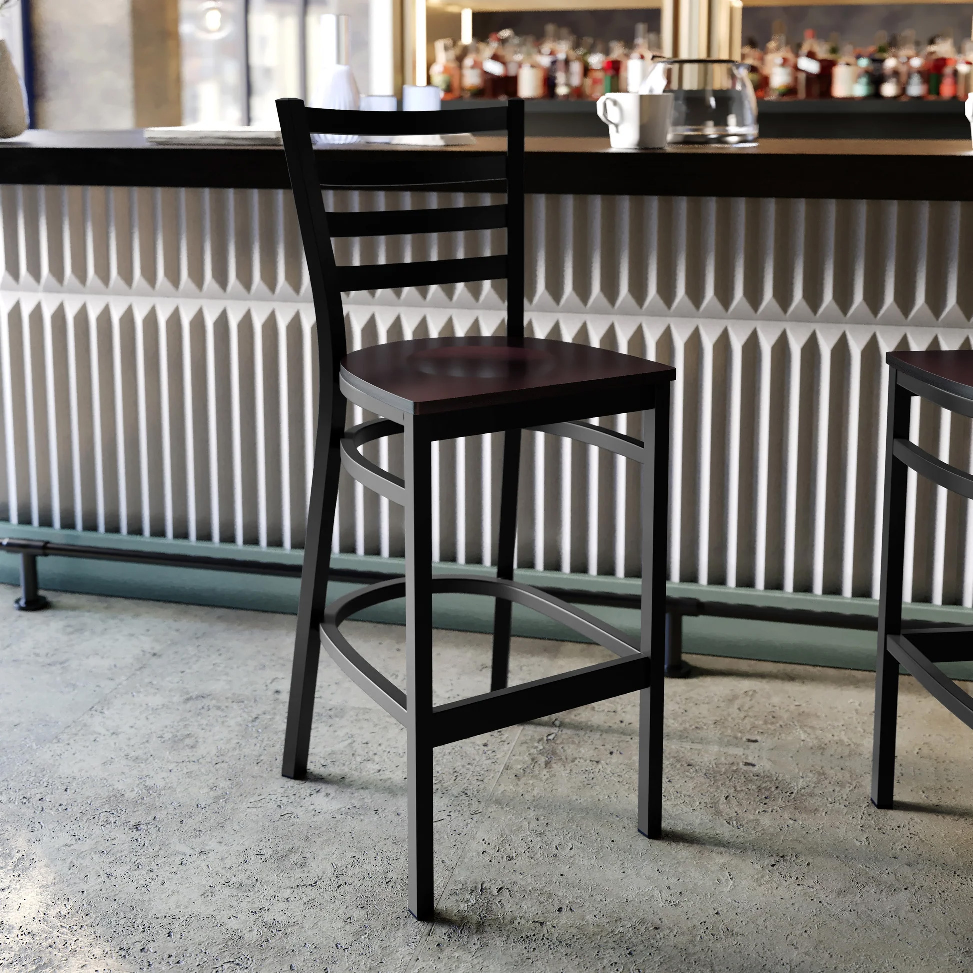 Flash Furniture XU-DG697BLAD-BAR-WALW-GG - Item 275555