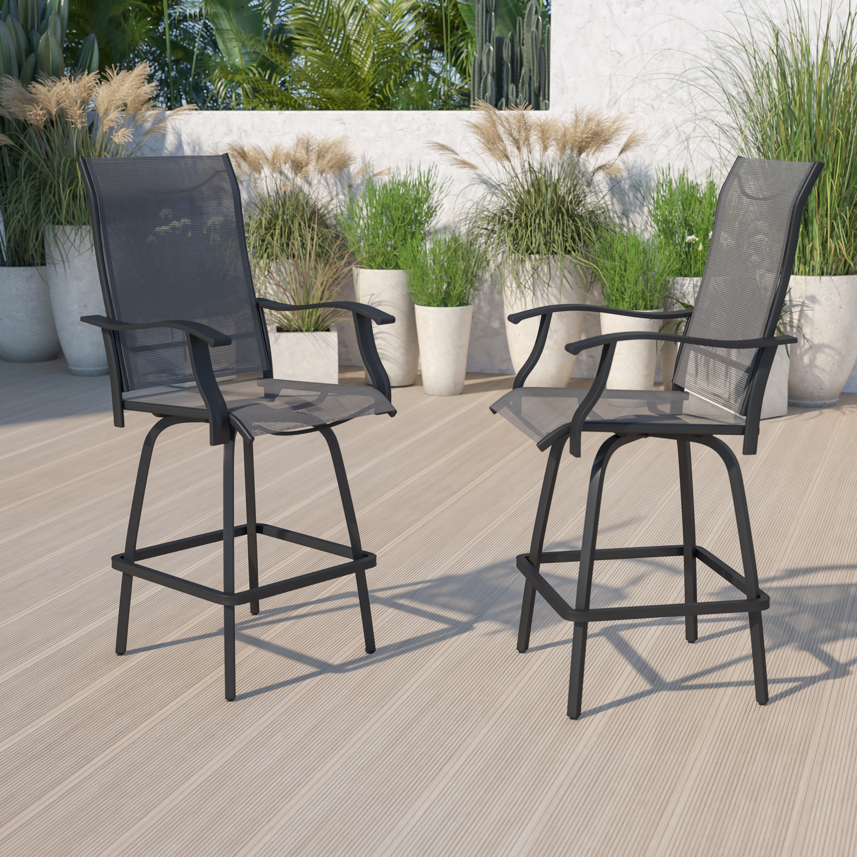 Flash Furniture 2-ET-SWVLPTO-30-GR-GG - Item 275778