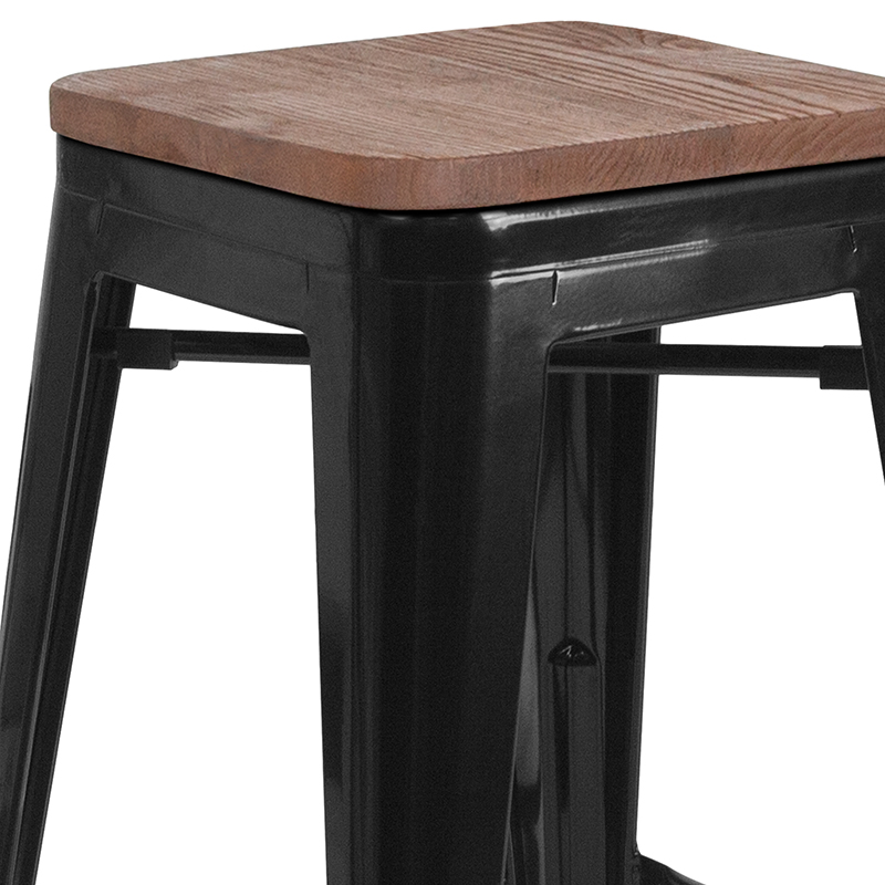 Flash Furniture CH-31320-24-BK-WD-GG - Item 276096
