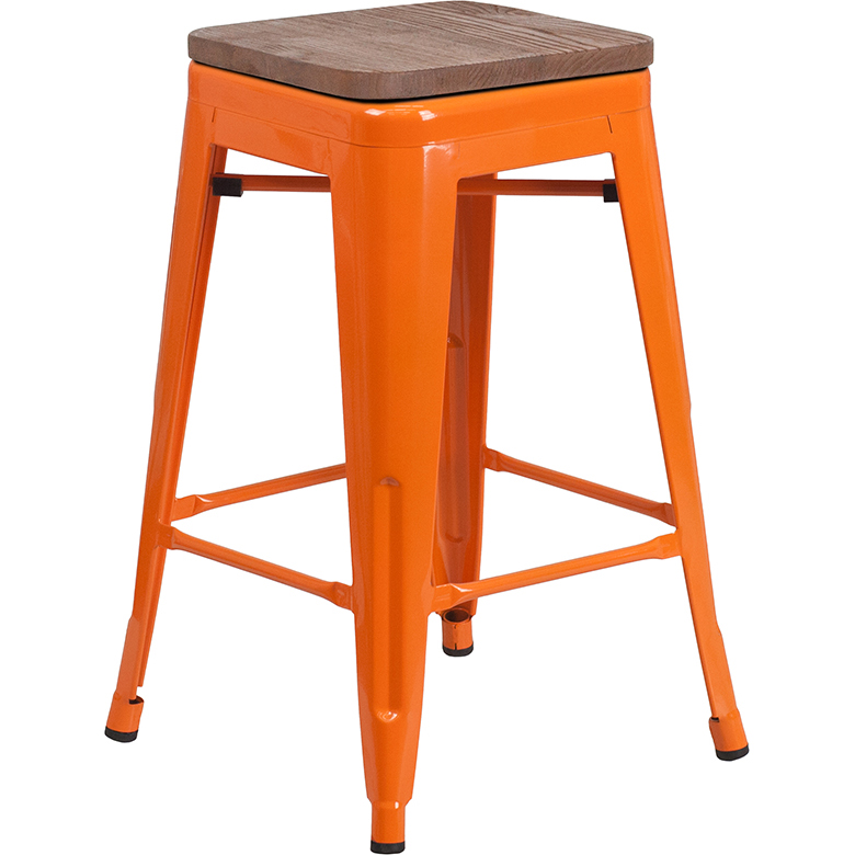 Flash Furniture CH-31320-24-OR-WD-GG - Item 276148
