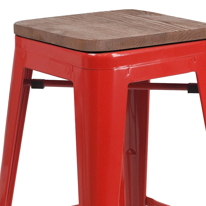 Flash Furniture CH-31320-24-RED-WD-GG - Item 276150