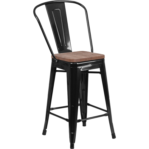 Flash Furniture CH-31320-24GB-BK-WD-GG - Item 276161