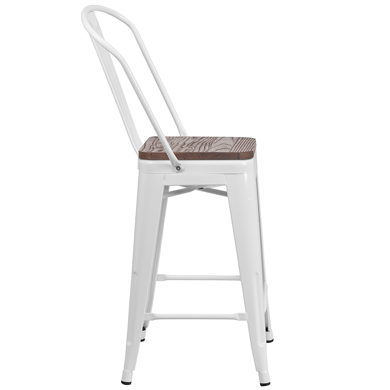 Flash Furniture CH-31320-24GB-WH-WD-GG - Item 276172