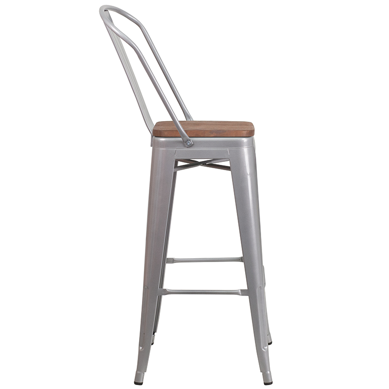 Flash Furniture CH-31320-30GB-SIL-WD-GG - Item 276227
