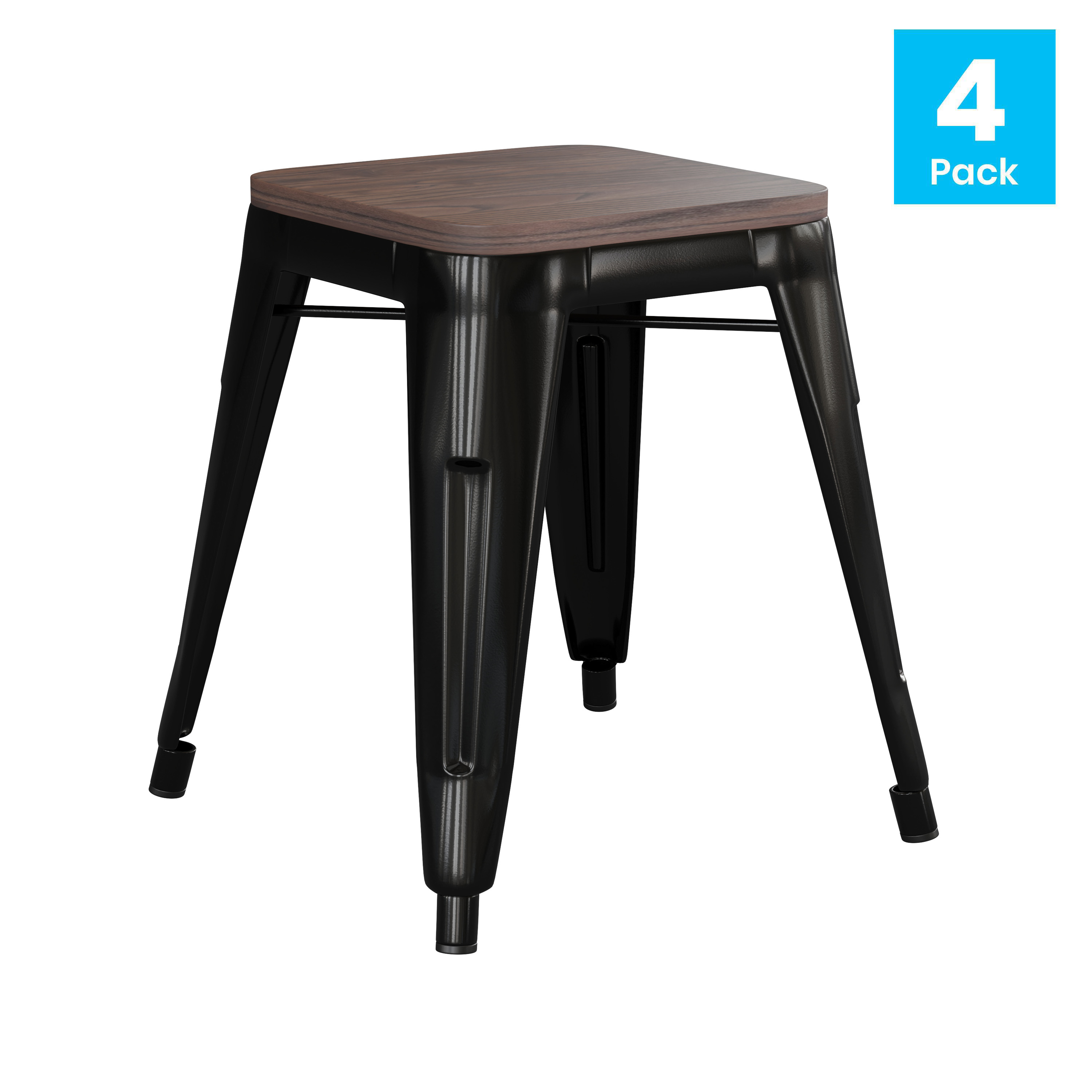 Flash Furniture ET-BT3503-18-BLK-WD-GG - Item 276231