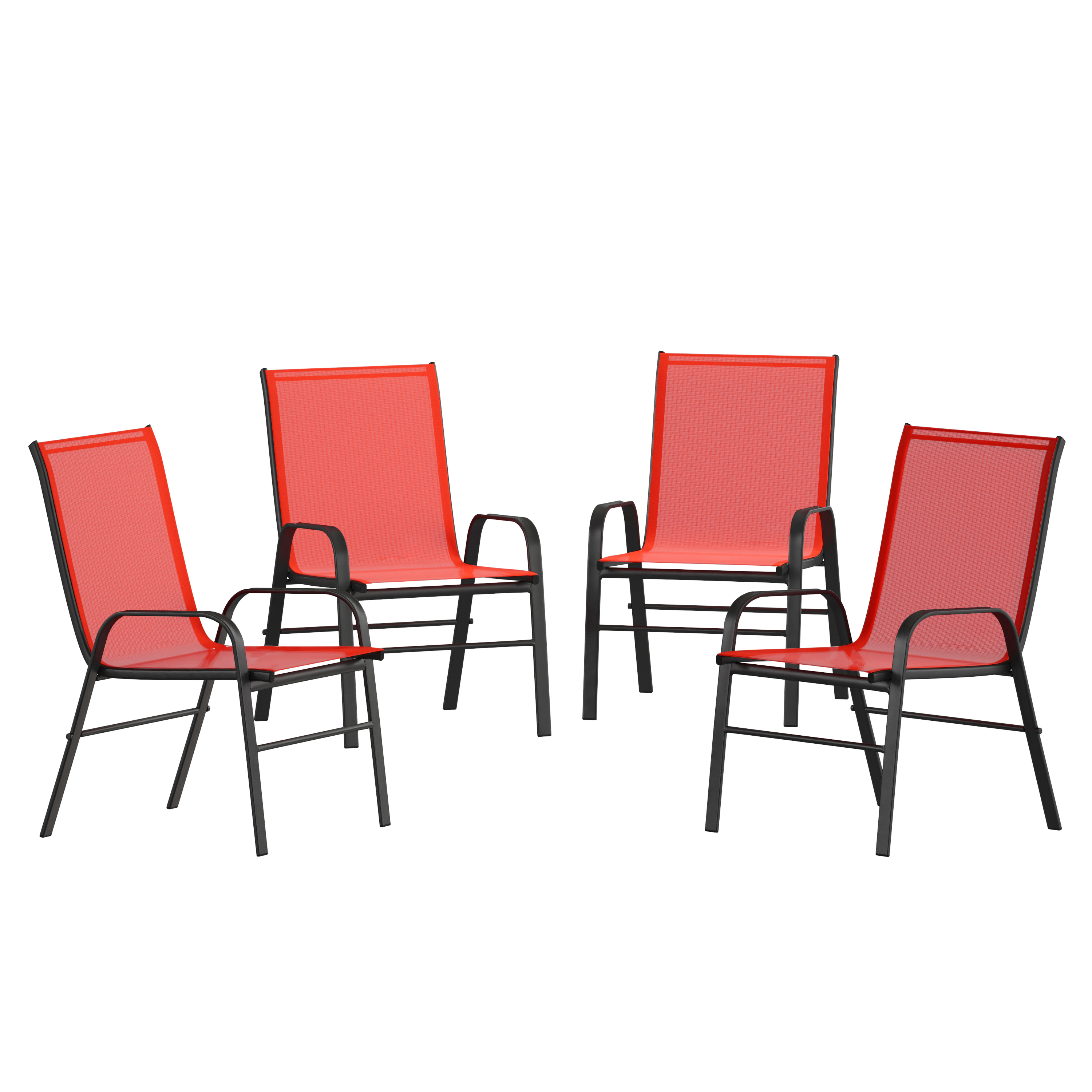 Flash Furniture 4-JJ-303C-RD-GG - Item 277998