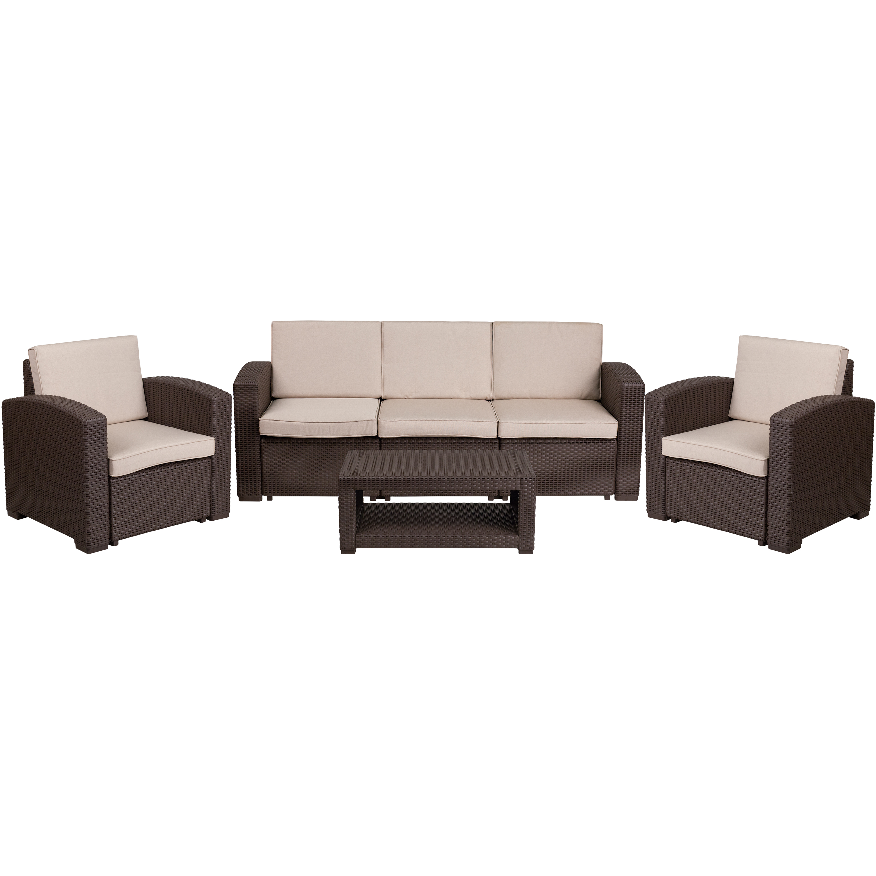 Flash Furniture DAD-SF-113R-CBN-GG - Item 278001