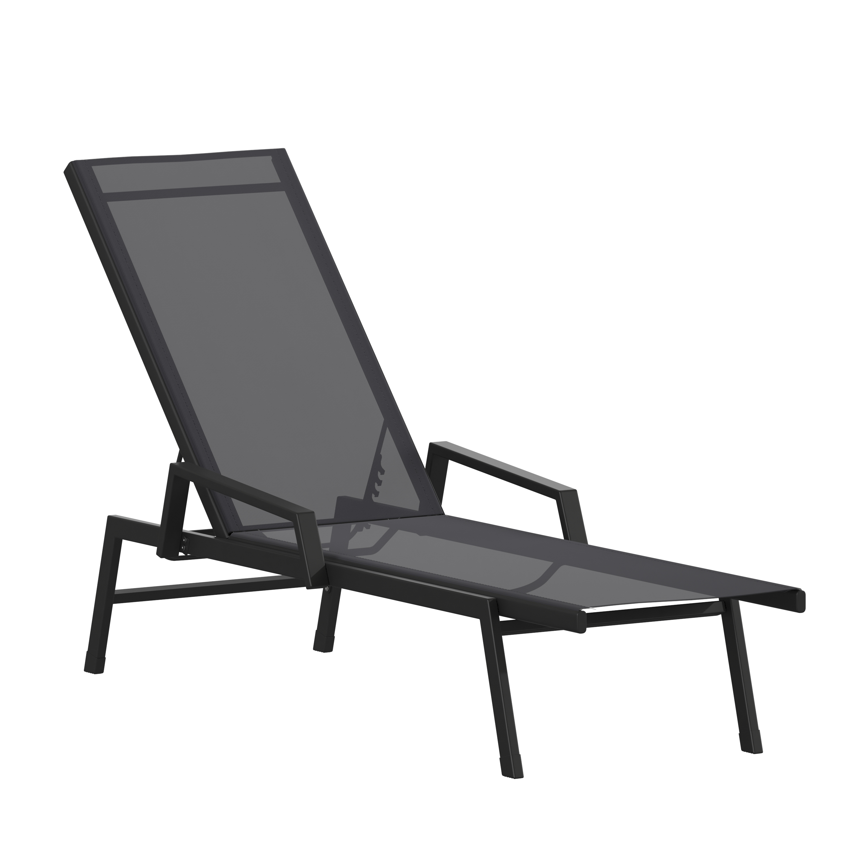 Flash Furniture JJ-LC323-BLK-BLK-GG - Item 278048