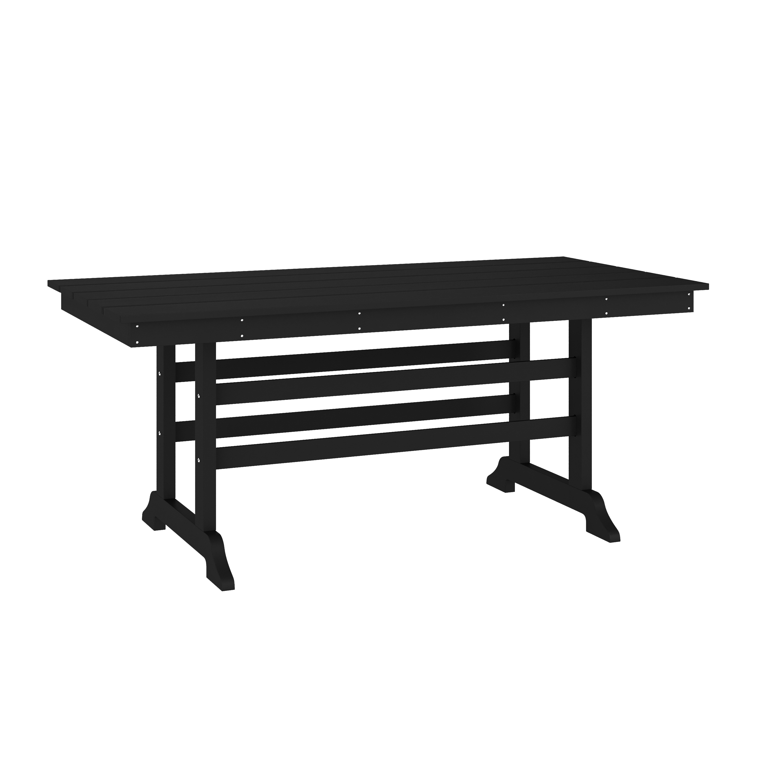 Flash Furniture LE-HMP-158-01-BLK-GG - Item 278087