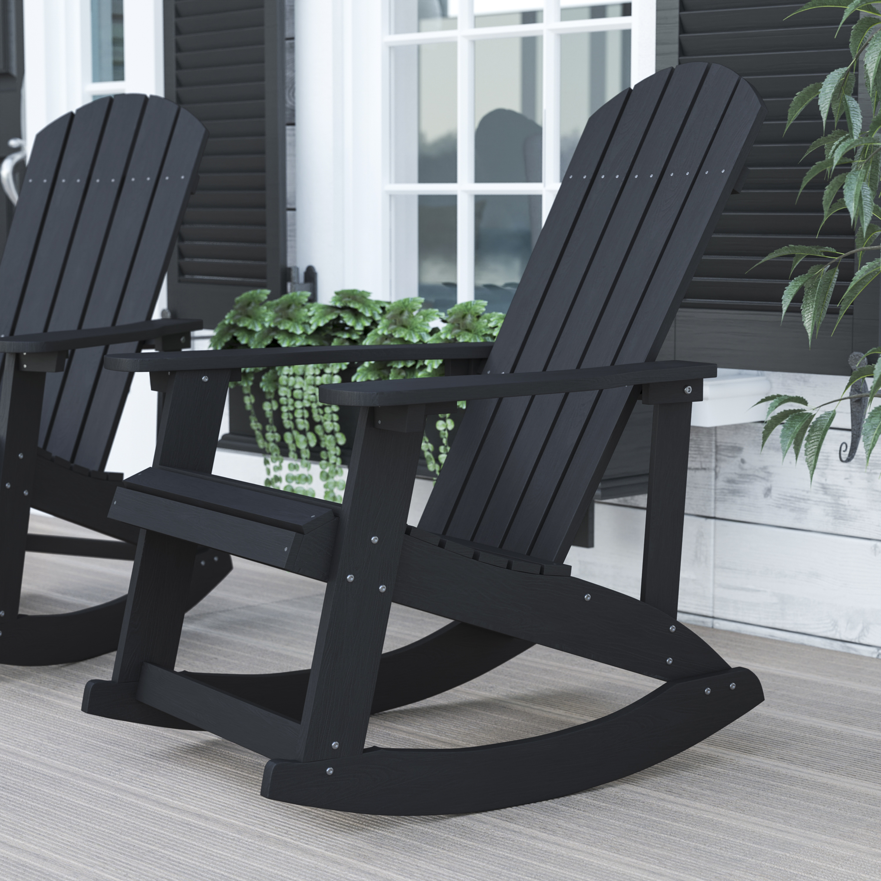 Flash Furniture JJ-C14705-BK-GG - Item 278157