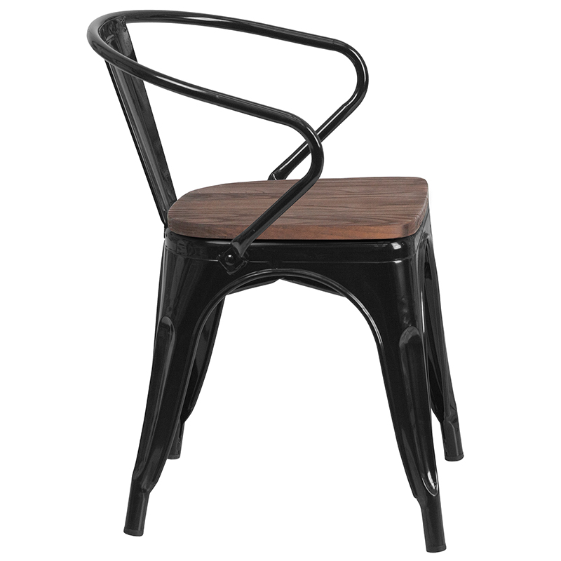 Flash Furniture CH-31270-BK-WD-GG - Item 278175