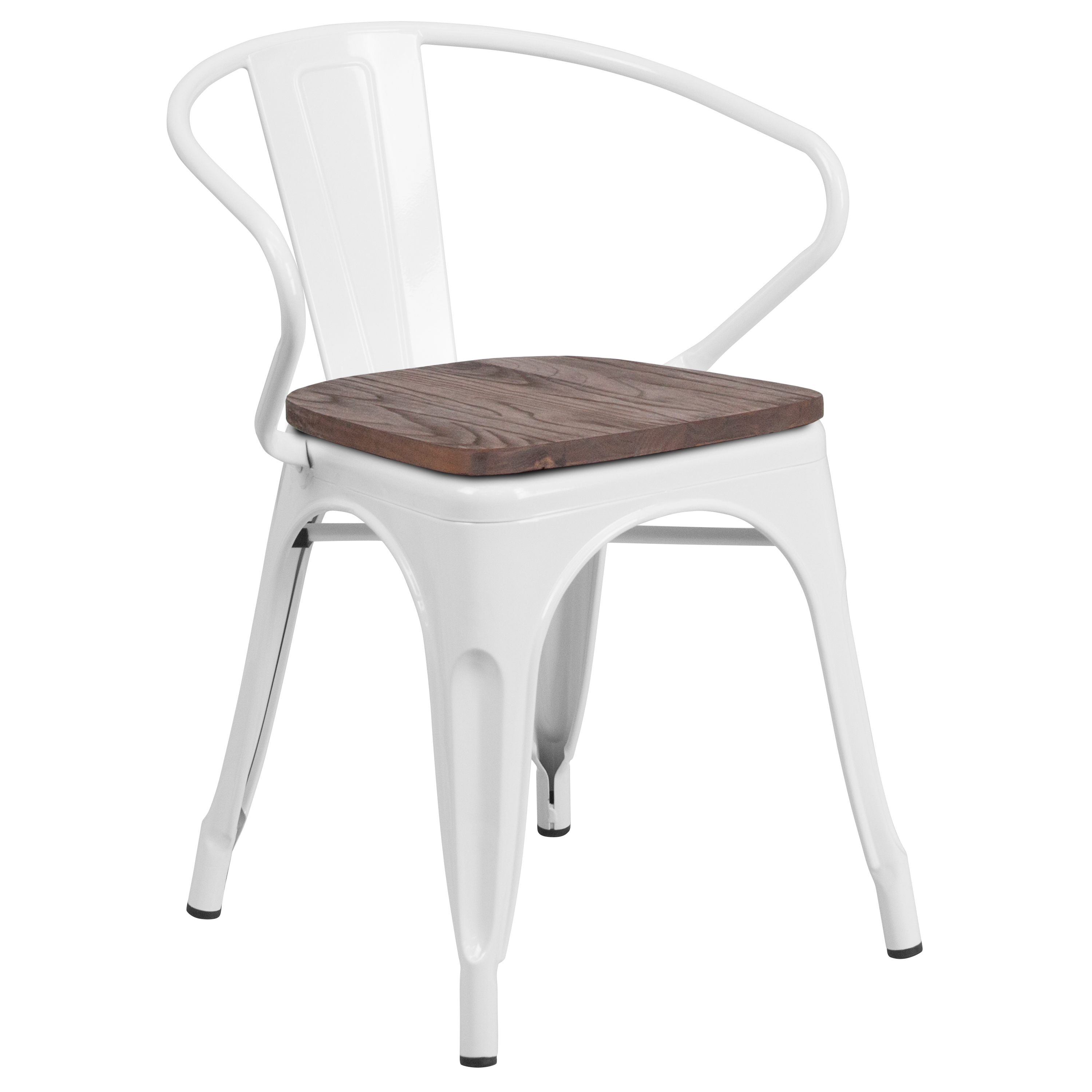 Flash Furniture CH-31270-WH-WD-GG - Item 278181
