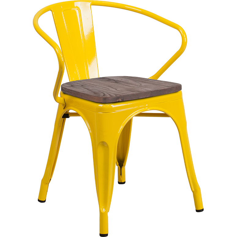 Flash Furniture CH-31270-YL-WD-GG - Item 278182
