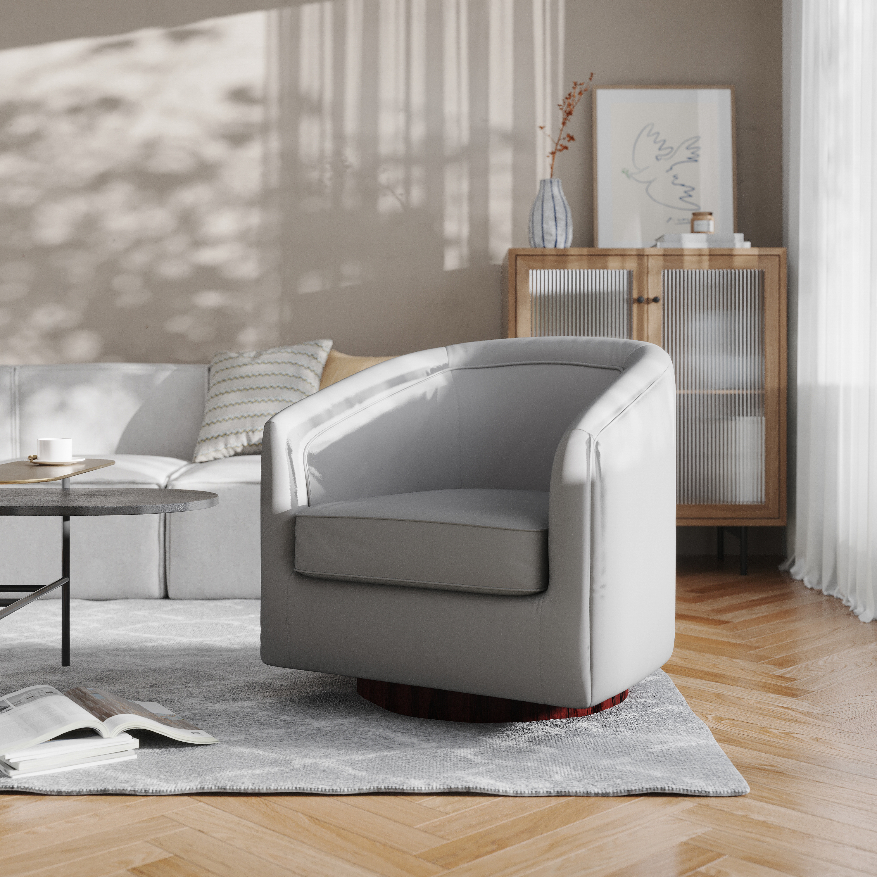 Flash Furniture BS-AC22-064-GRYPU-GG - Item 278242