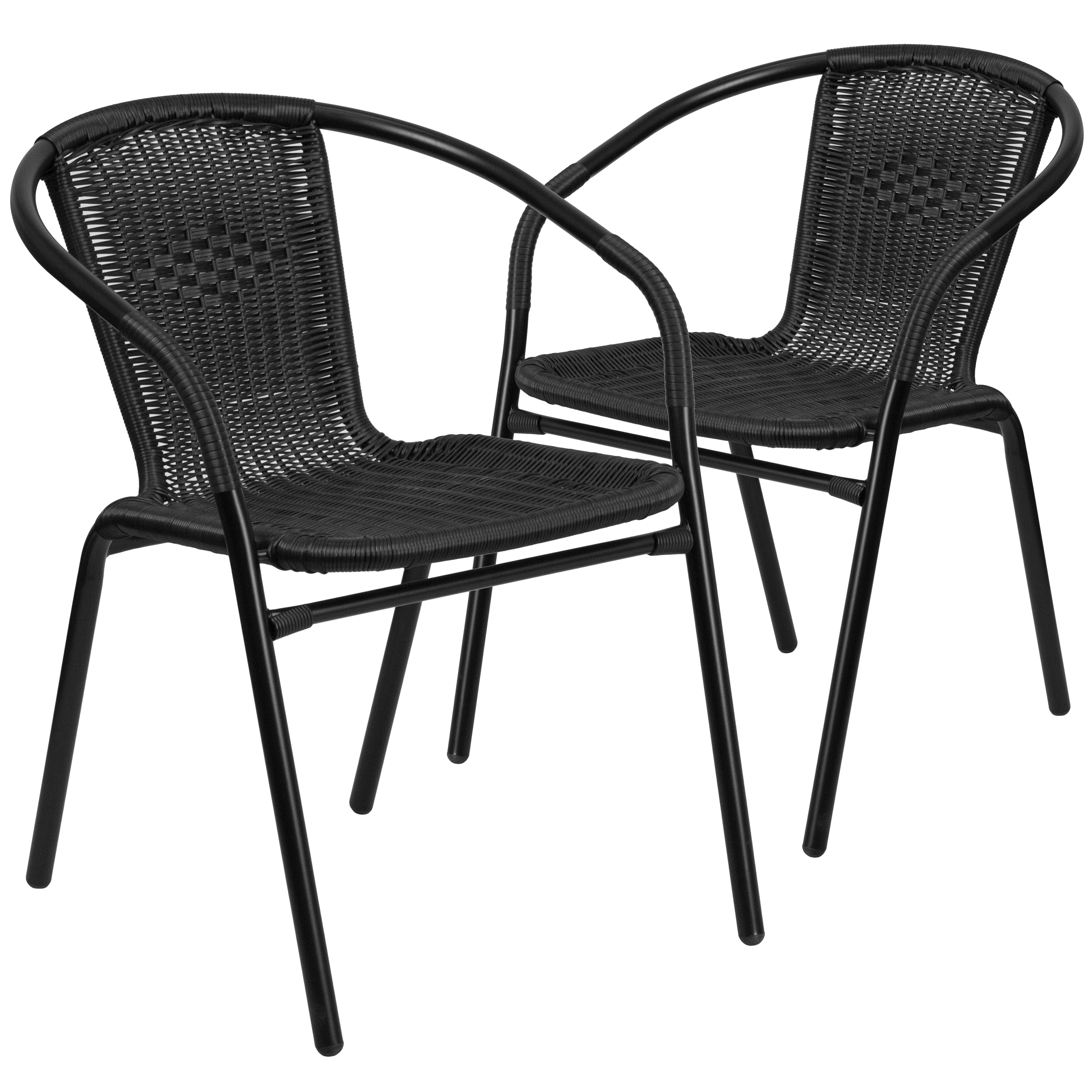 Flash Furniture 2-TLH-037-BK-GG - Item 278425