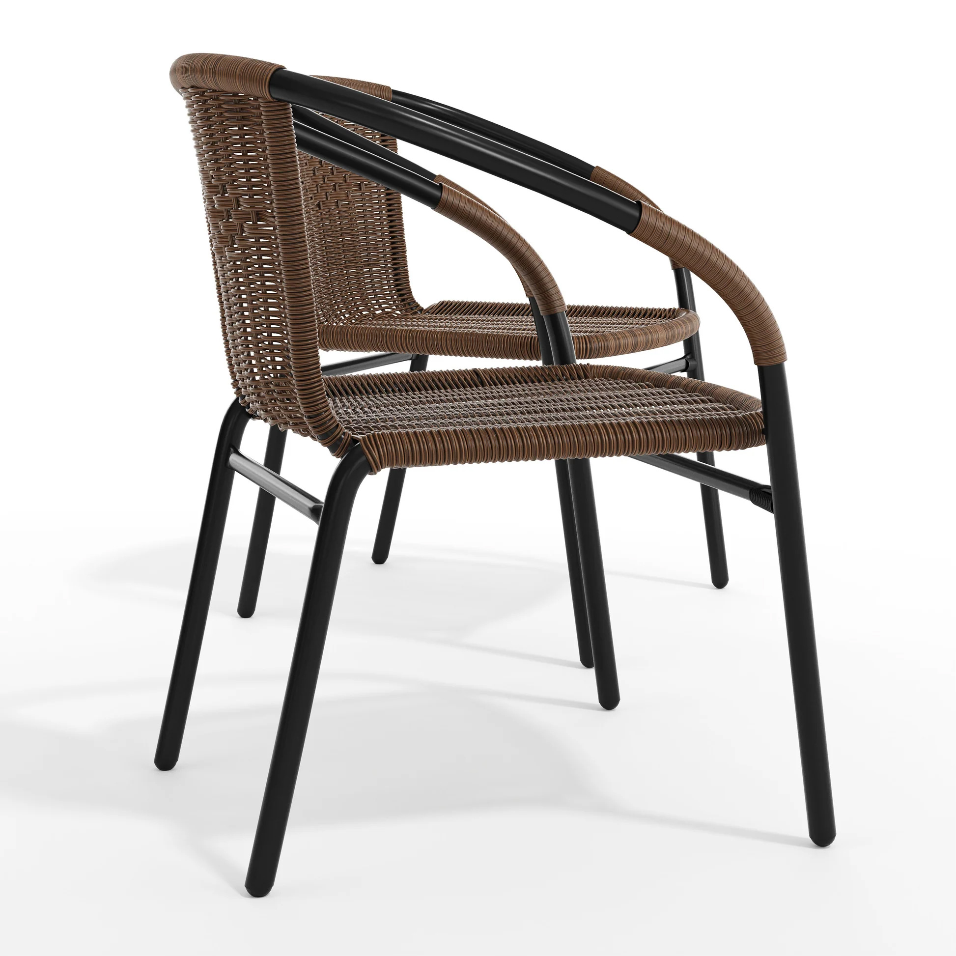 Flash Furniture 2-TLH-037-DK-BN-GG - Item 278426