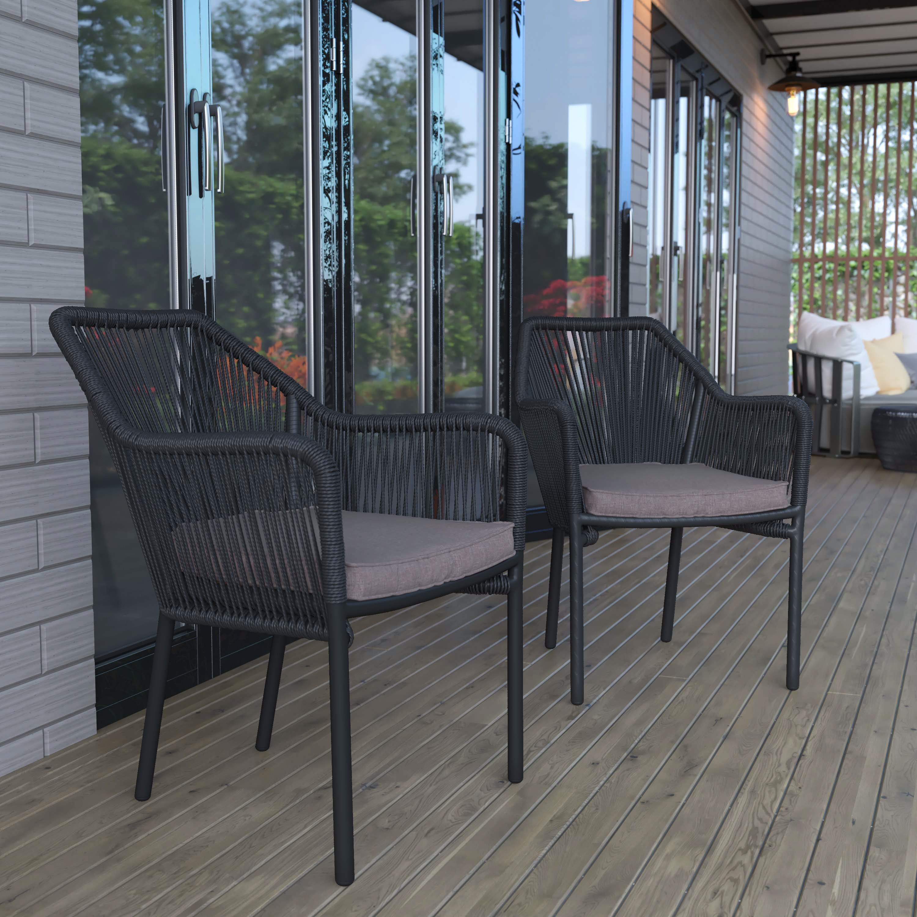 Flash Furniture SDA-AD892006-BK-2-GG - Item 280206