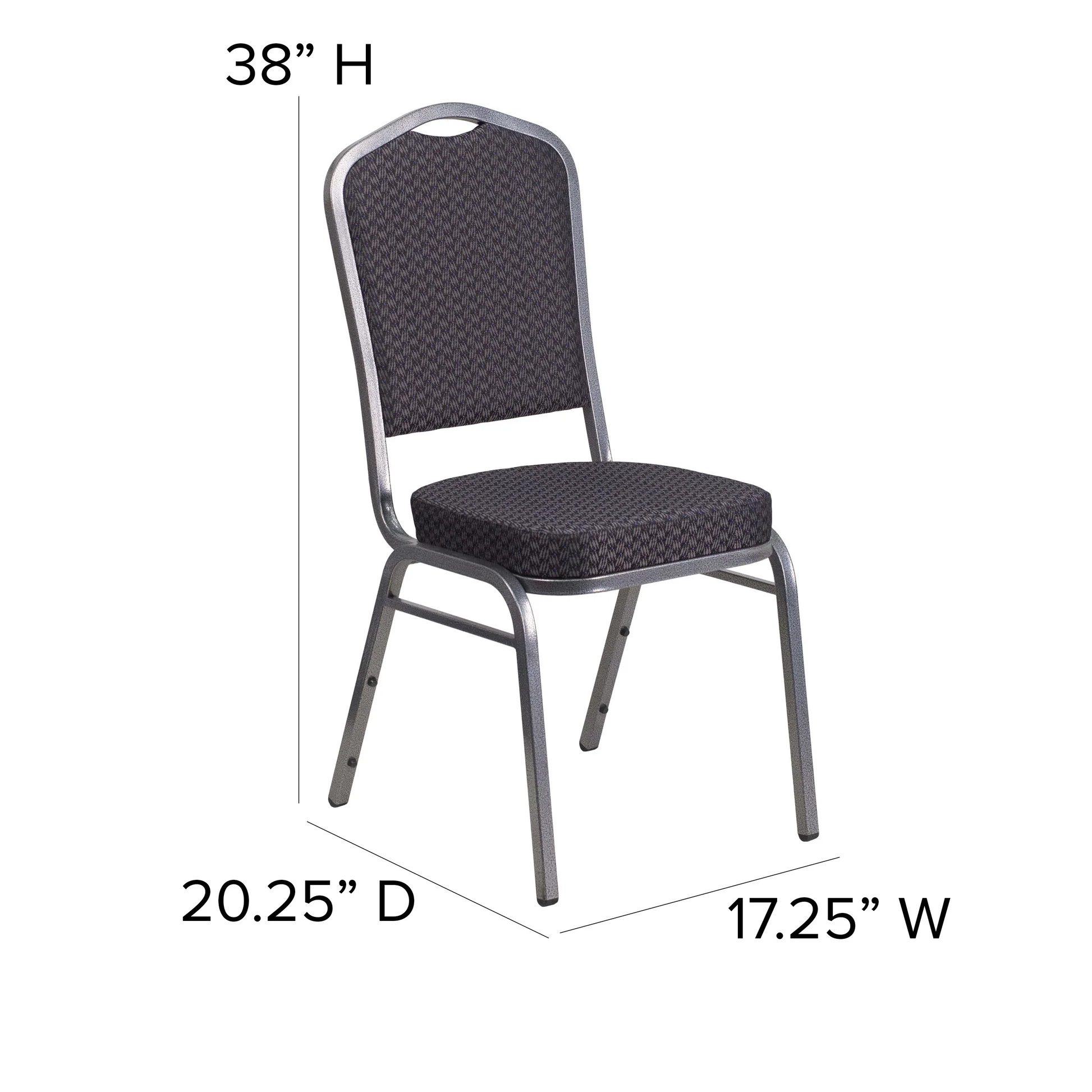 Flash Furniture HF-C01-SV-E26-BK-GG - Item 280255