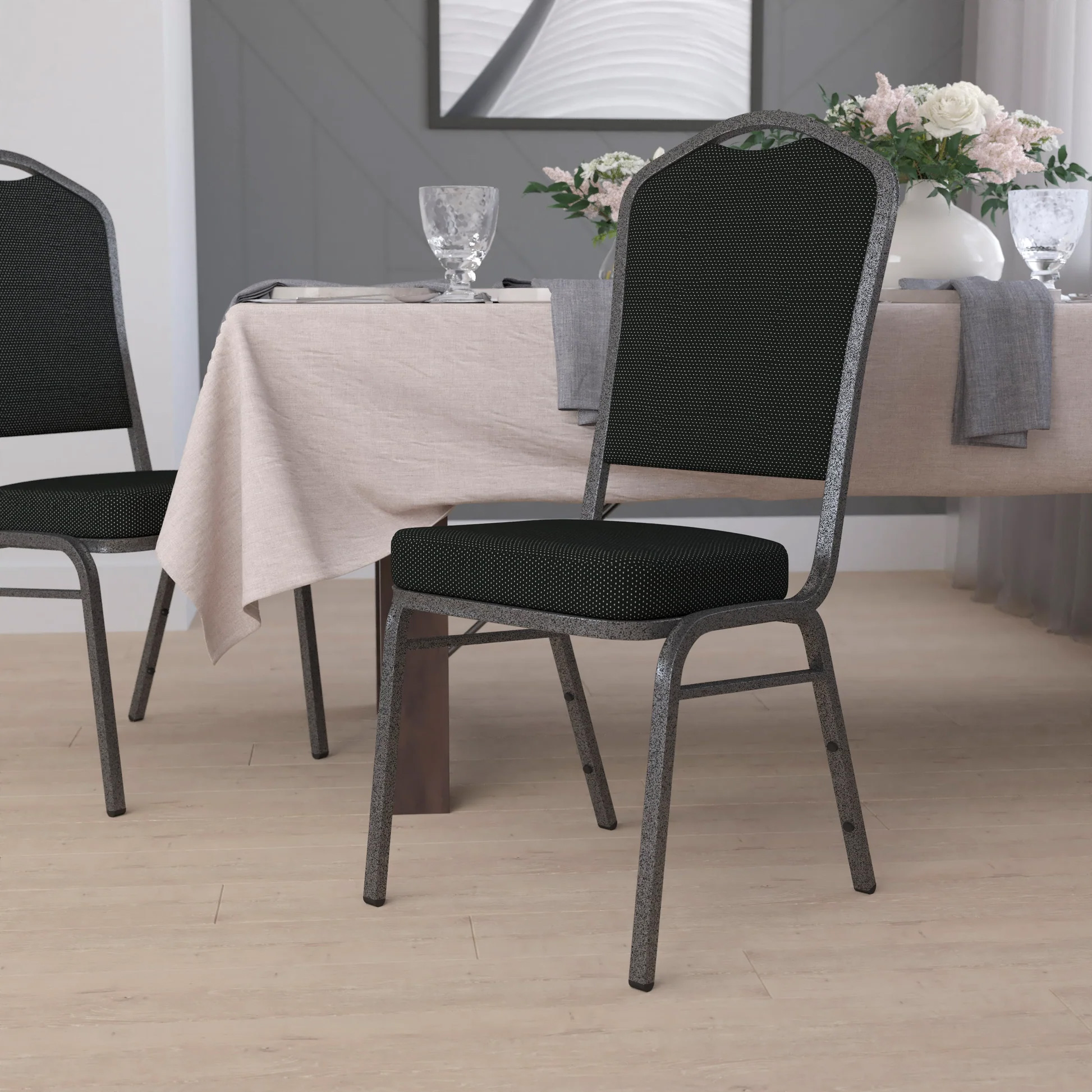 Flash Furniture FD-C01-SILVERVEIN-S076-GG - Item 280256