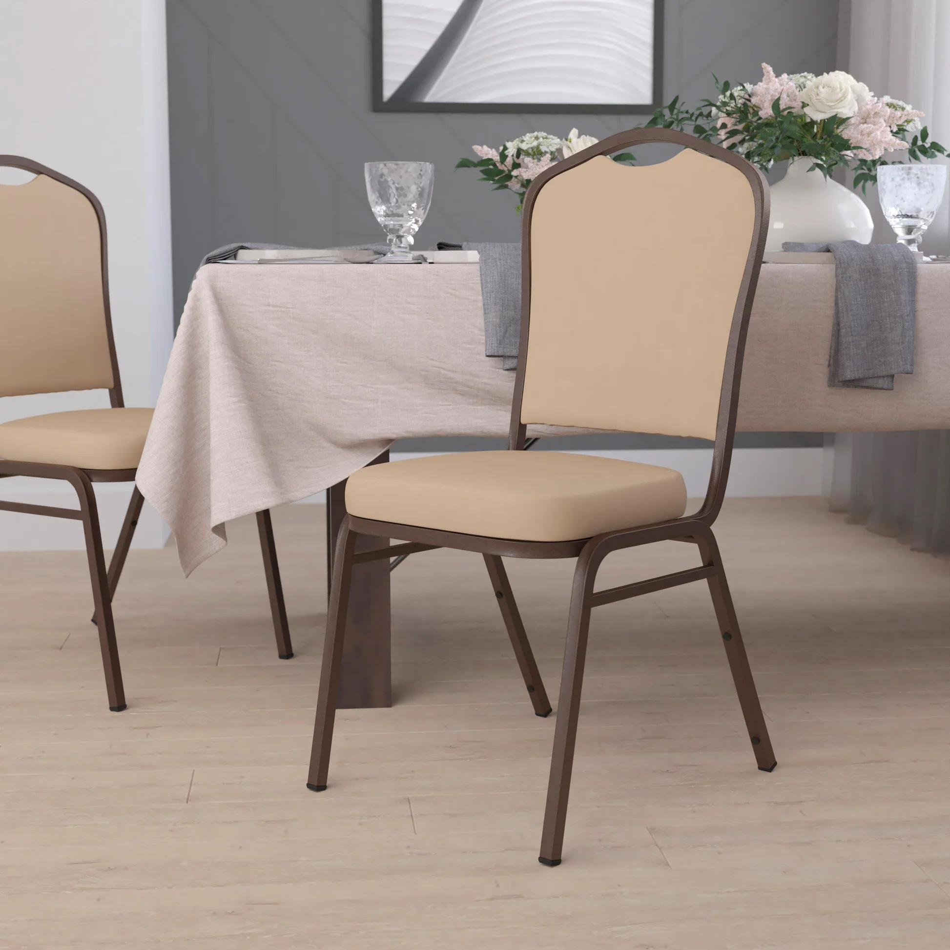 Flash Furniture FD-C01-COPPER-TN-VY-GG - Item 280257