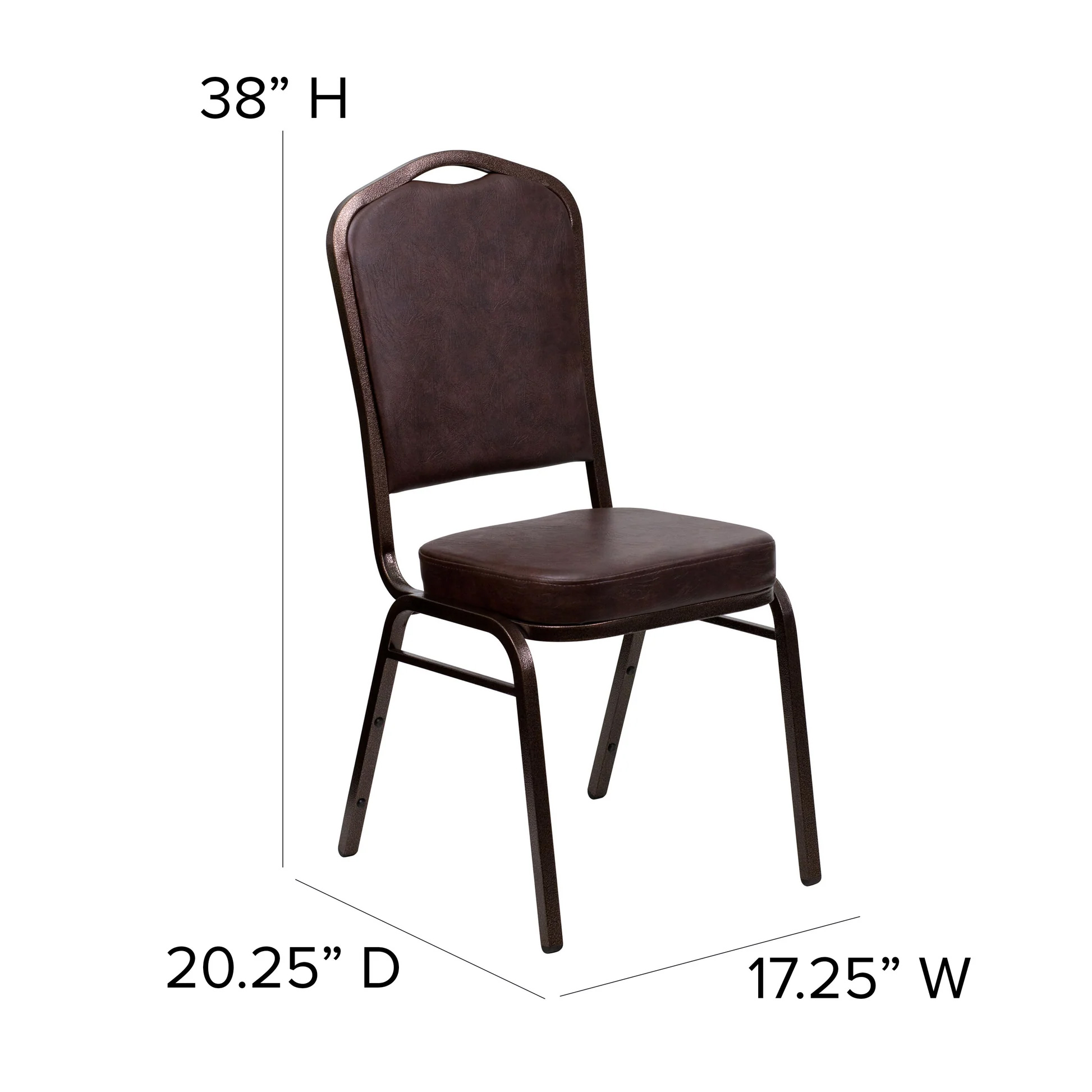 Flash Furniture FD-C01-COPPER-BRN-VY-GG - Item 280290