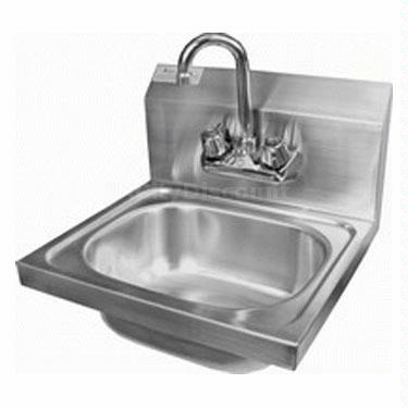 Gsw Usa Hs-1615w Stainless Wall Mount Hand Sink 16x15 W  Gooseneck 