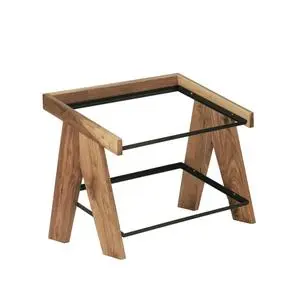 Cal-Mil 23138-2-78 Sydney 14" x 23.25" x 17.5"H Walnut 2-Tier Display Riser