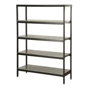 Cal-Mil 23414-48-83 48" x 16" x 72"H 4-Tier Ashwood Merchandiser Rack