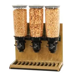 Cal-Mil 3576-3-99FF Madera 19.25" x 9.75" x 26.5"H Rustic Pine Cereal Dispenser