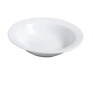 Yanco China Abco Super White Porcelain 13oz Grapefruit Bowl - 3dz - AC-10 Yanco China Abco Super White Porcelain 13oz Grapefruit Bowl - 3dz - AC-10