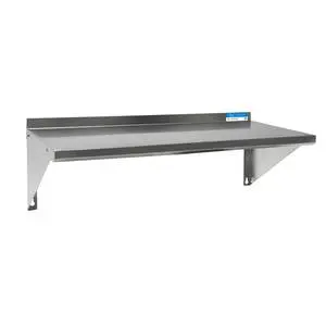 36"Wx16"D Stainless Steel Wall Mount Shelf